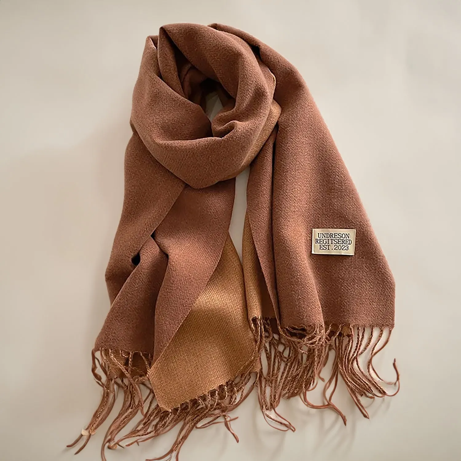 Touch of Cashmere Reversible Solid Colours Scarves Shawl Wrap