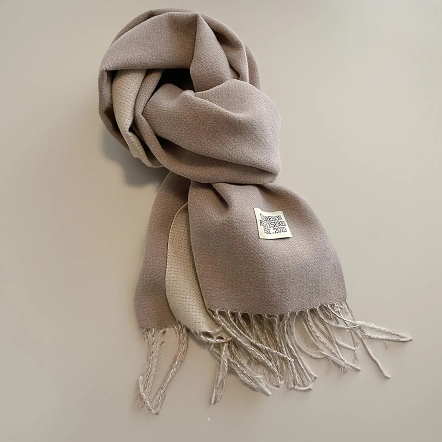 Touch of Cashmere Reversible Solid Colours Scarves Shawl Wrap
