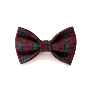 Vintage Noel Plaid Bow Tie