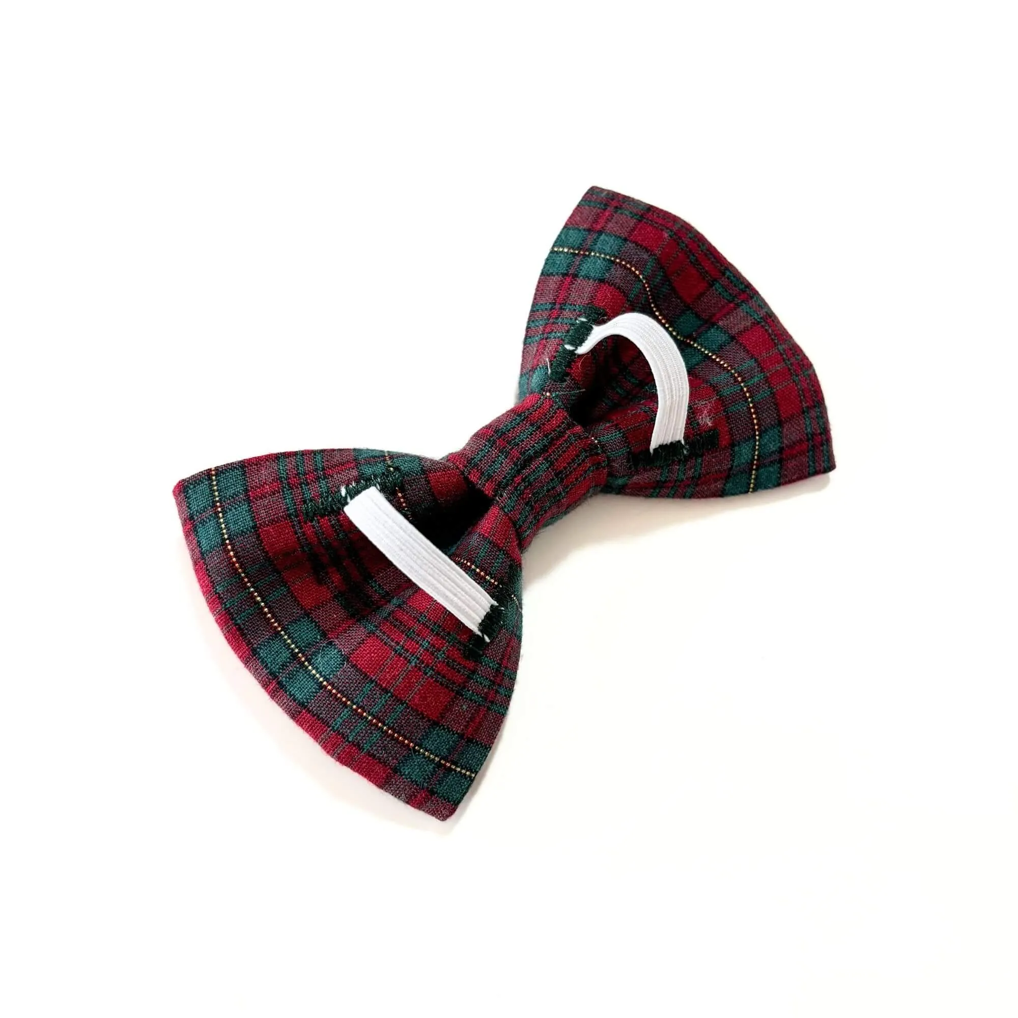 Vintage Noel Plaid Bow Tie