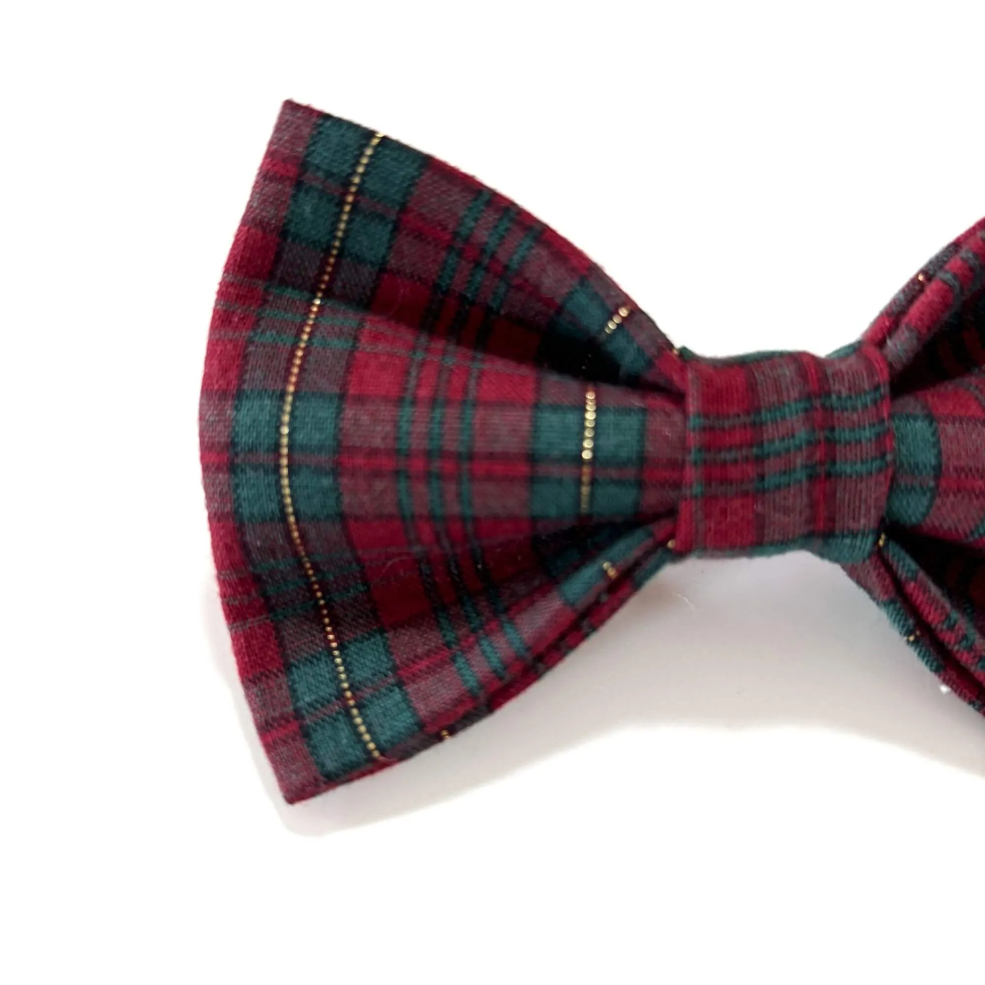 Vintage Noel Plaid Bow Tie