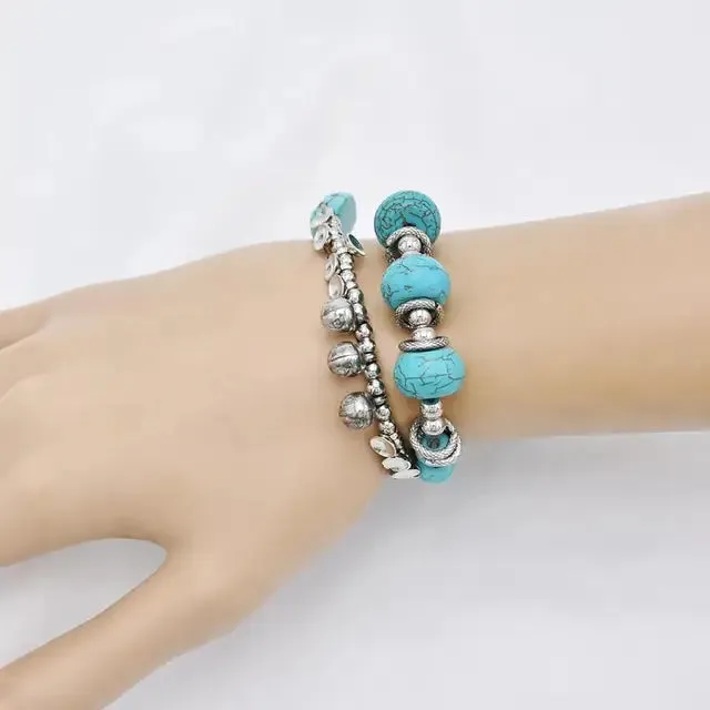 Vintage Tibetan Turquoise Bracelets