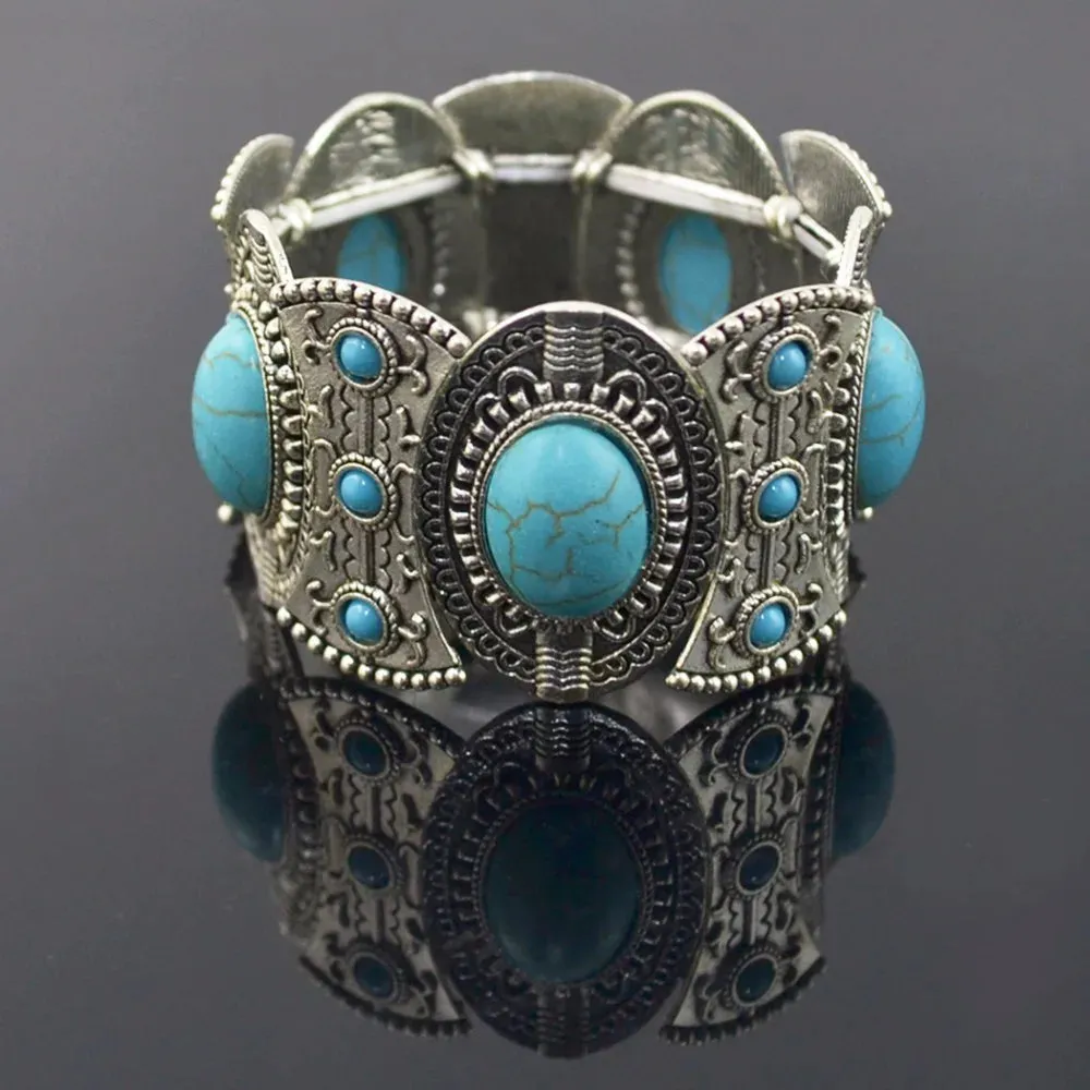 Vintage Tibetan Turquoise Bracelets