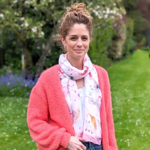 Watercolour Cat Scarf
