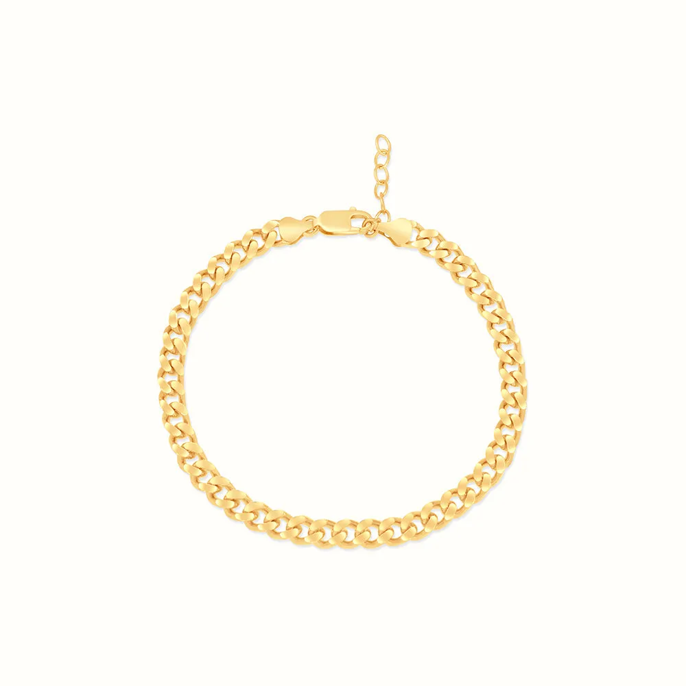 Women's Vermeil Cuban Link Anklet