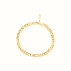 Women's Vermeil Cuban Link Anklet