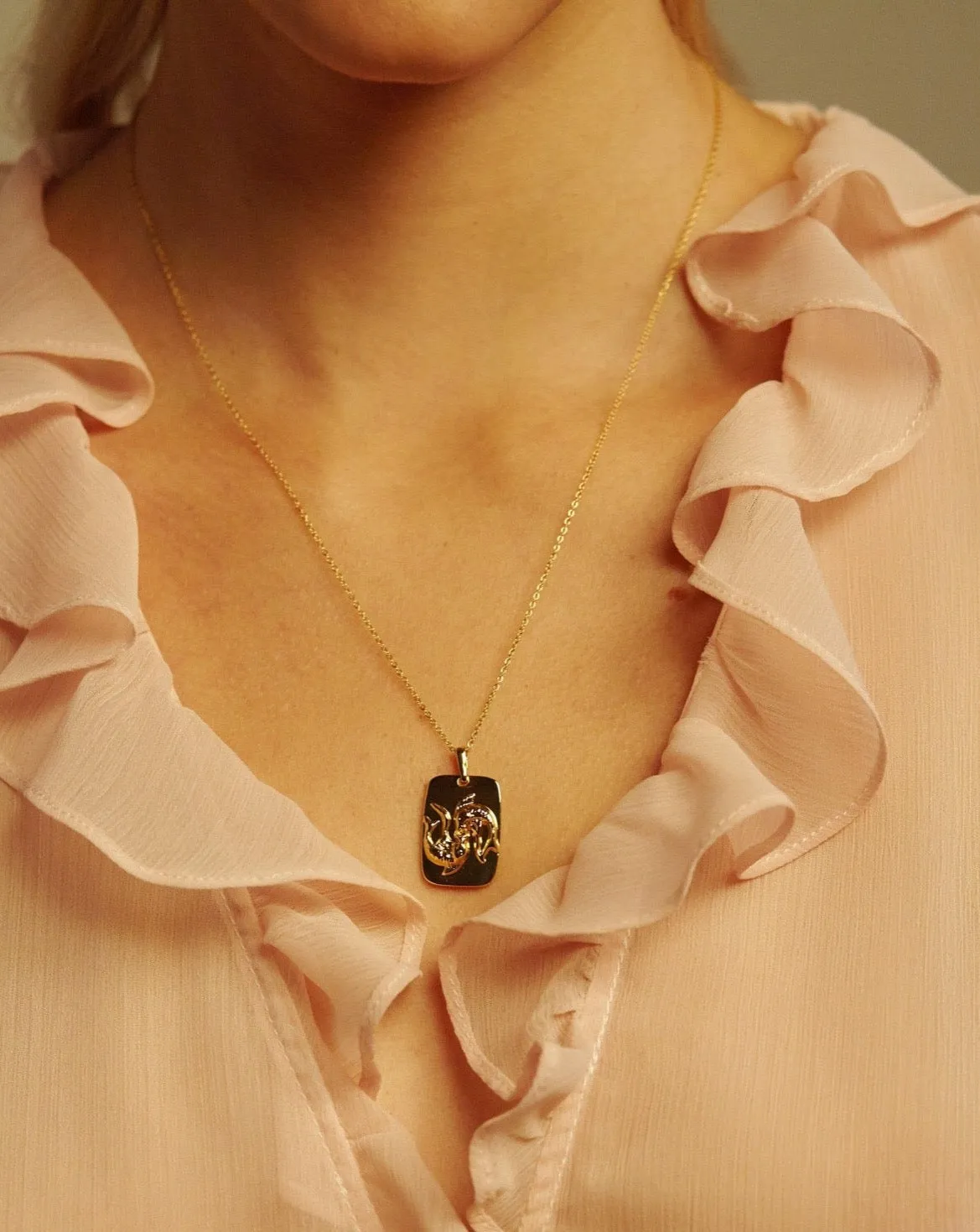 Zodiac Necklace Cancer